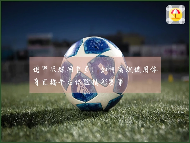 德甲买球网首页：如何高效使用体育直播平台体验精彩赛事