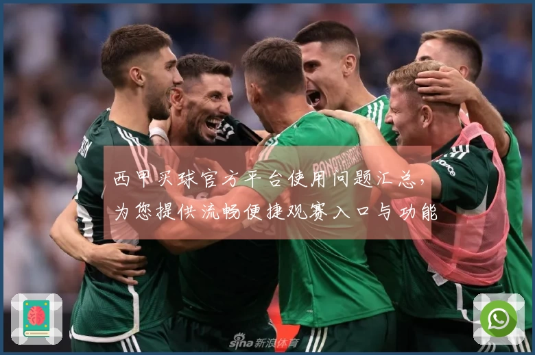 西甲买球官方平台使用问题汇总，为您提供流畅便捷观赛入口与功能体验